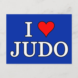 I Love Judo Briefkaart