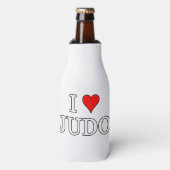 I Love Judo Flesjeskoeler (Fles Voorkant)