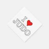 I Love Judo Servet (Hoek)