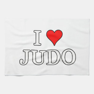 I Love Judo Theedoek