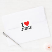 I Love Juice Ronde Sticker (Envelop)