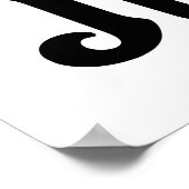 I Love Justin Poster (Hoek)