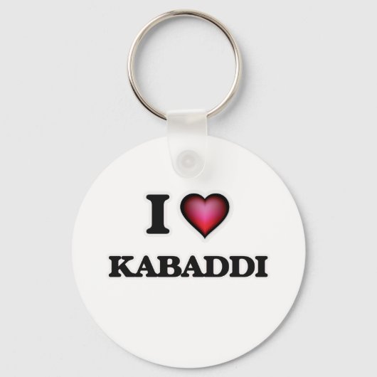 I Love Kabaddi Sleutelhanger (Voorkant)