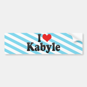I Love Kabyle Bumpersticker