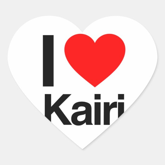 i love kairi hart sticker (Voorkant)