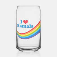 I Love Kamala Cute Election Rainbow