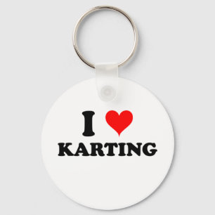 I Love Karting Sleutelhanger