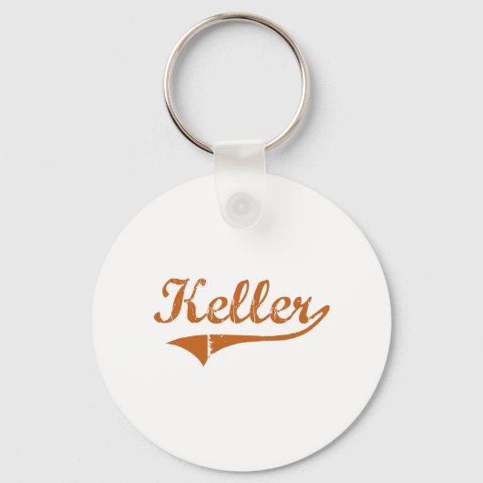 I Love Keller Texas Sleutelhanger (Voorkant)