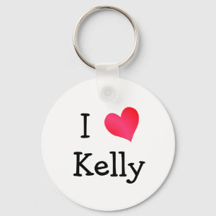 I Love Kelly Sleutelhanger
