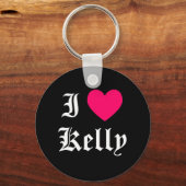 I Love Kelly Sleutelhanger (Voorkant)