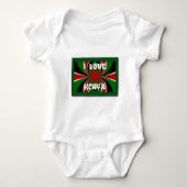 I Love Kenya Hakuna Matata Gifts Romper (Voorkant)