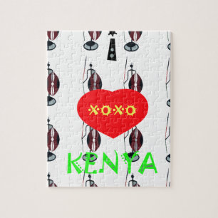 I Love Kenya XOXO Legpuzzel