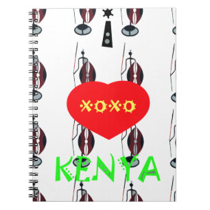 I Love Kenya XOXO Notitieboek