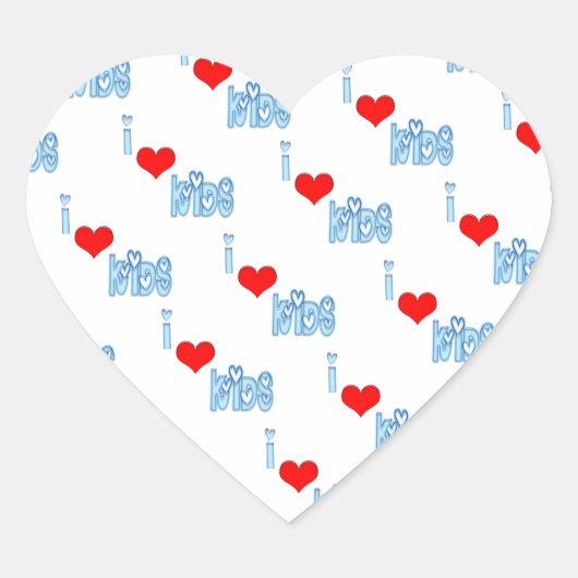 I Love Kids Stickers (Devant)