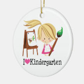 I Love Kindergarten Gift Keramisch Ornament (Links)