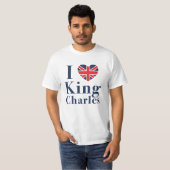 I Love King Charles T-shirt (Voorkant volledig)