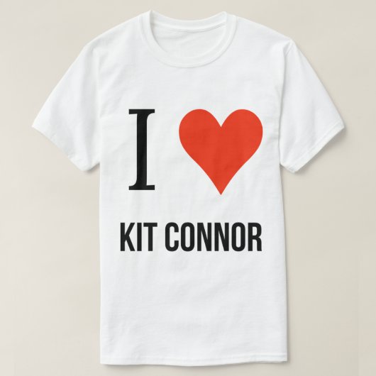 i love kit Connor    T-shirt (Design voorkant)