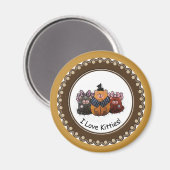 I Love Kitties Magnet (Recto/Verso)