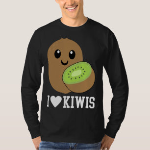 I Love Kiwi Schattige Kiwi kostuum Kiwi Outfit Kiw T-shirt