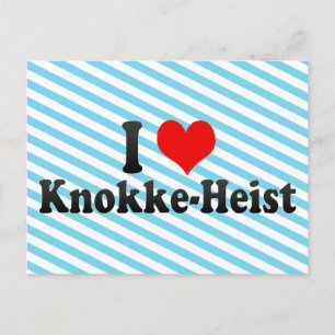 I Love Knokke-Heist, Belgium Briefkaart
