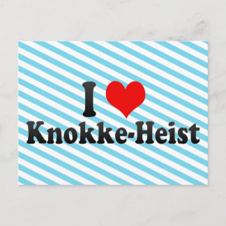 I Love Knokke-Heist, Belgium Briefkaart