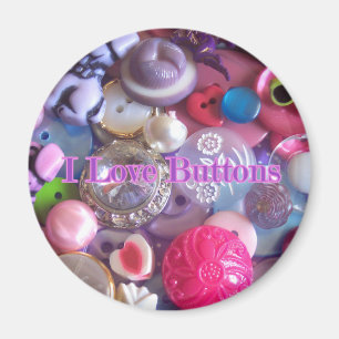 I Love-knoppen Magneet