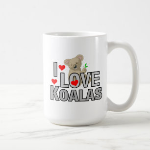 I Love Koalas Coffee Mok