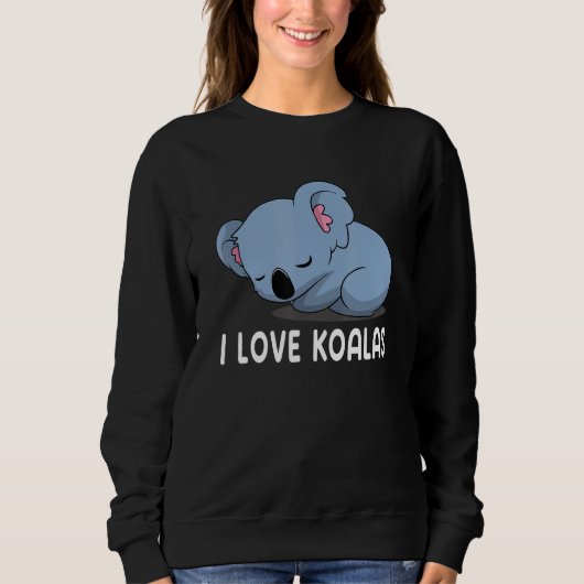 I Love Koalas Cute Koala 2 Trui (Voorkant)