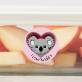 I Love Koalas Sticker Sheet Cute Koala Bear Heart (Apposé)