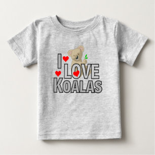 I Love Koalas Toddler/Kinder T-shirt