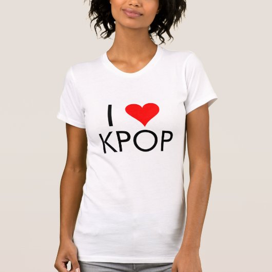 I Love KPop T-shirt (Voorkant)