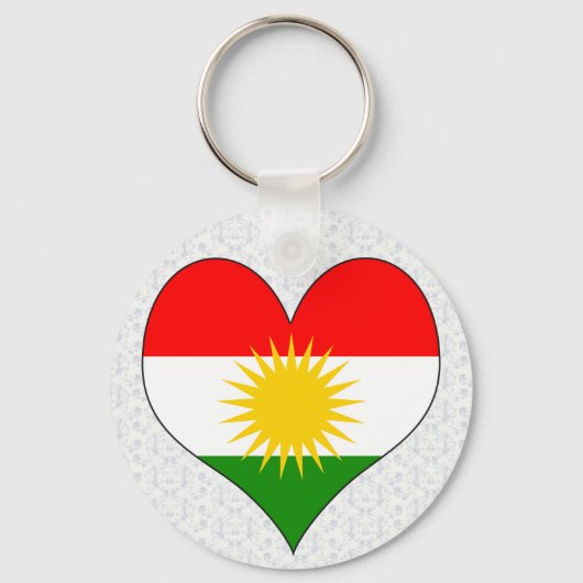 I Love Kurdistan Sleutelhanger (Voorkant)