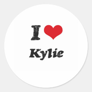 I Love Kylie Ronde Sticker