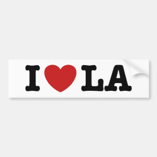 I Love LA Bumpersticker