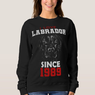 I love labrador since 1989 trui