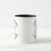 I Love Labradors Mug – With Hearts & Paw Prints (Centre)