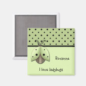 I Love Ladybugs Magnet (Recto/Verso)