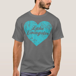 I Love Lake Livingston, Teas Camping Gift T-shirt