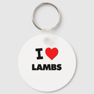 I Love Lambs Sleutelhanger