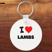 I Love Lambs Sleutelhanger (Voorkant)