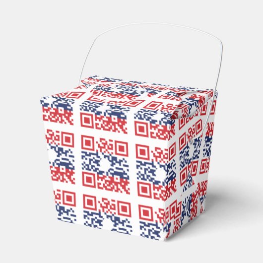I Love Laos (Khoy Huk Lao) Flag QR Code | Lao Geek Bedankdoosjes (Voorkant Zijde)