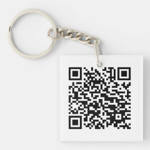 I Love Laos (Khoy Huk Lao) Flag QR Code   Lao Geek Sleutelhanger