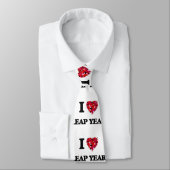 I Love Leap Year Stropdas (Gebonden)
