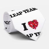 I Love Leap Year Stropdas (Opgerold)