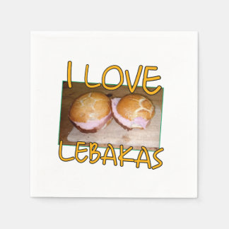 I love lebakas spruch essen servet