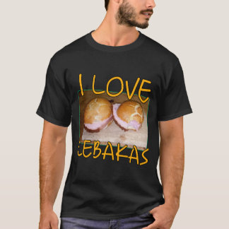 I love lebakas spruch essen t-shirt