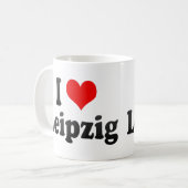 I Love Leipzig, Germany Koffiemok (Voorkant links)