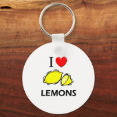 I Love Lemons Sleutelhanger (Voorkant)