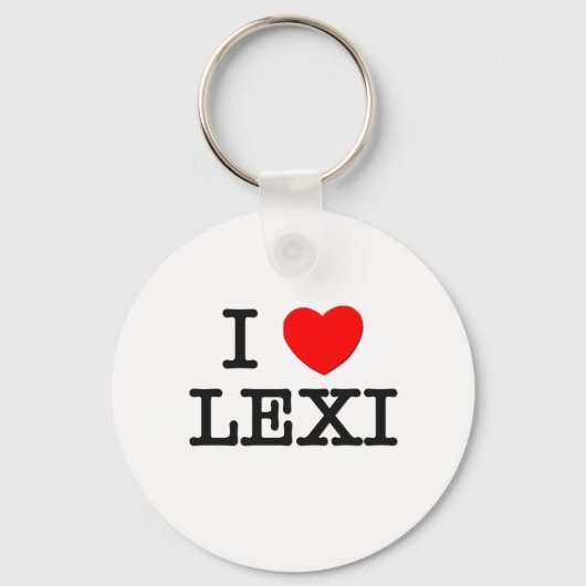 I Love Lexi Sleutelhanger (Voorkant)