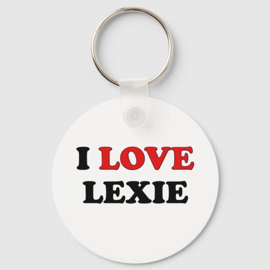 I Love Lexie Sleutelhanger (Voorkant)